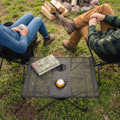 Table de camping en aluminium
